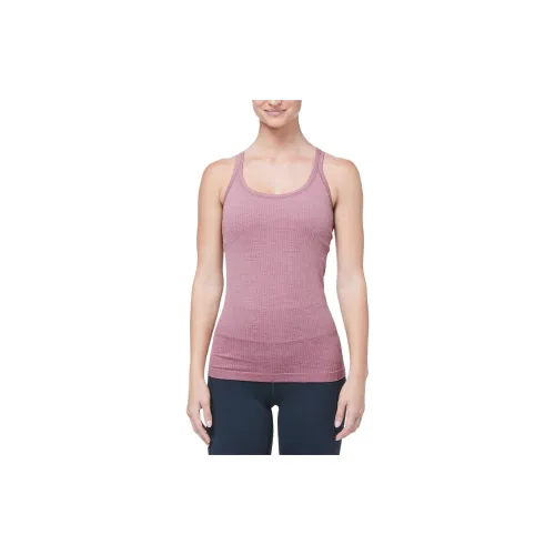 Lululemon Ebb To Street Sleeveless Sports Shirts Women's Sand Pink