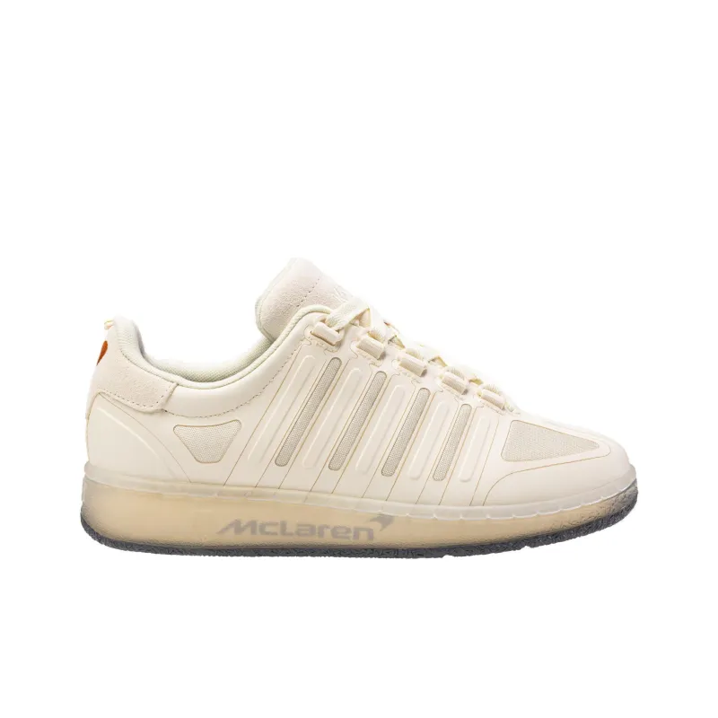 KSWISS Classic VN STC Anti Slip Wear Resistant Mid Top Skateboard Shoes Women's Antique White-1