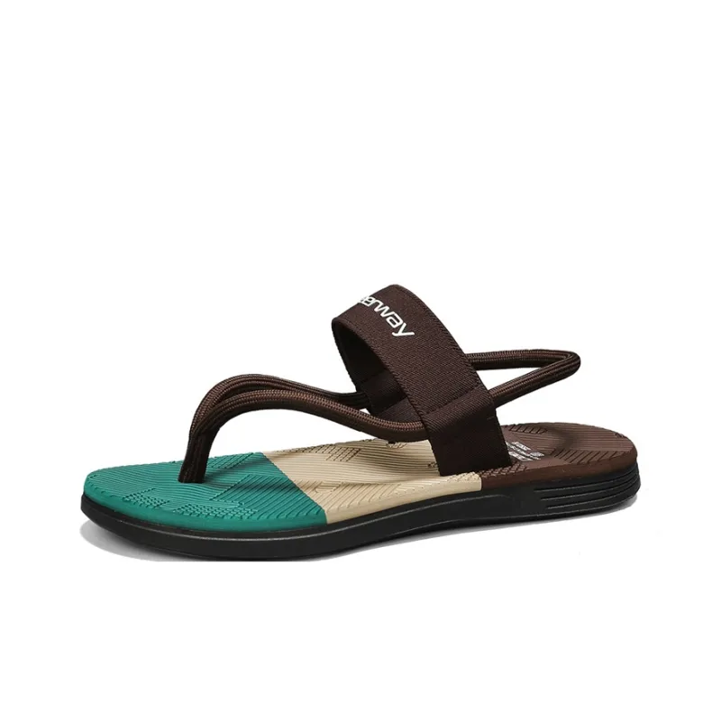 DEERWAY Slip Resistant Quick Dry Flip Flops Men's-17