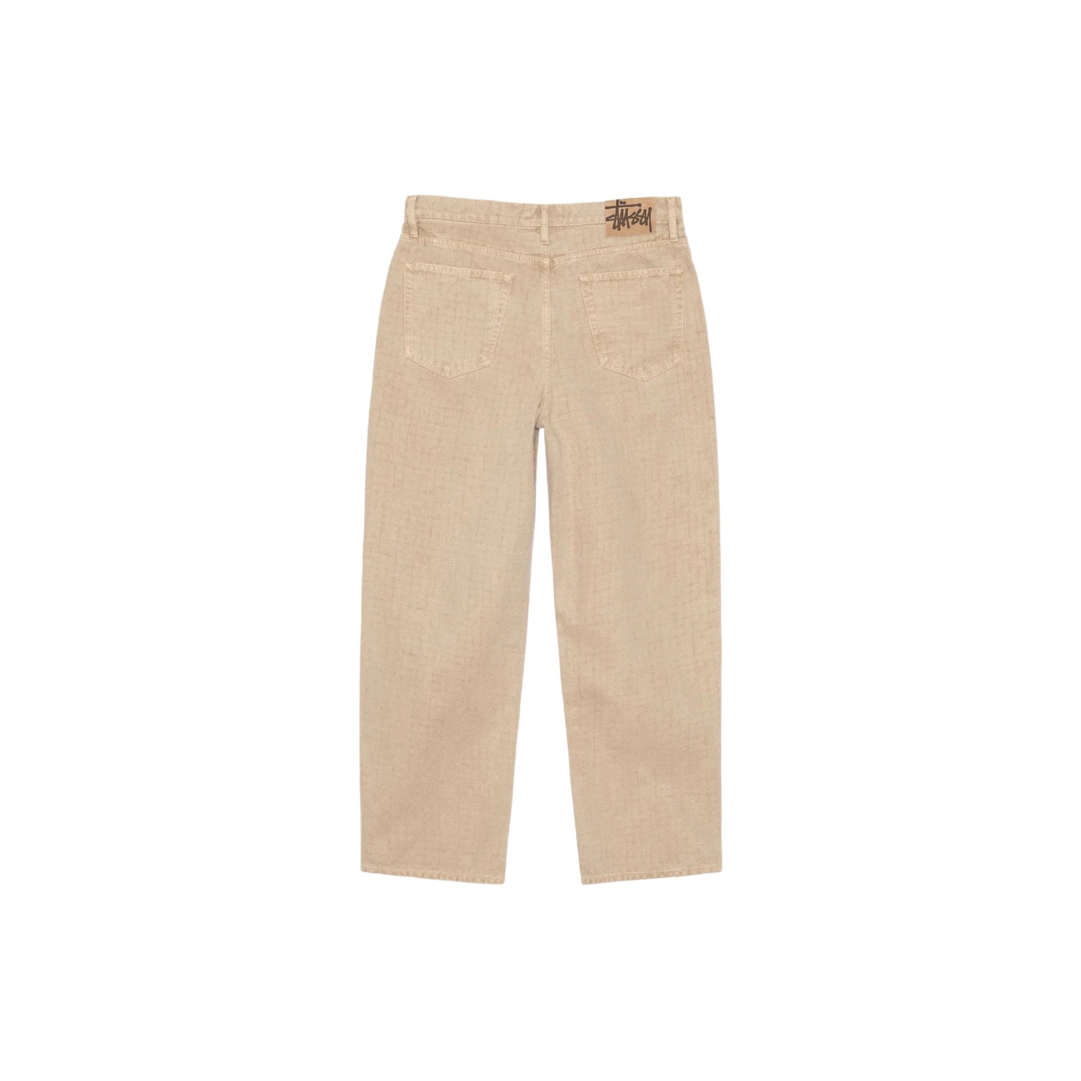 Stussy Big Ol' Needlepunch Canvas Jean Black Men's - SS24 - US