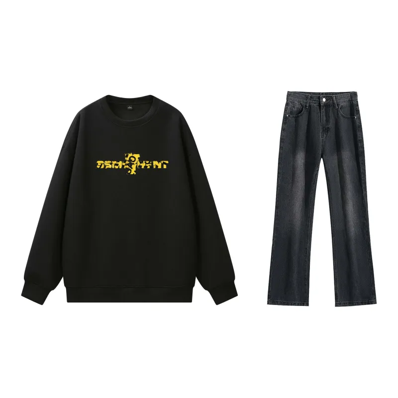 SUNSETMONENT Sweatshirt Set Unisex-10