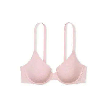 Victoria's Secret The T-shirt Lightly Lined Cotton Demi Bra/Pink Bra Women's Pink