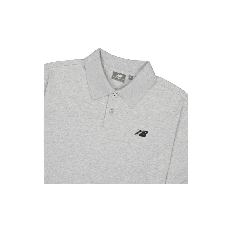 New Balance Polo Shirt Men's Gray-3