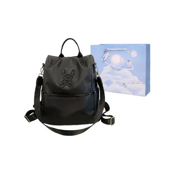 Duoluplo Doron Paul Nylon Backpack Women's Black/Khaki
