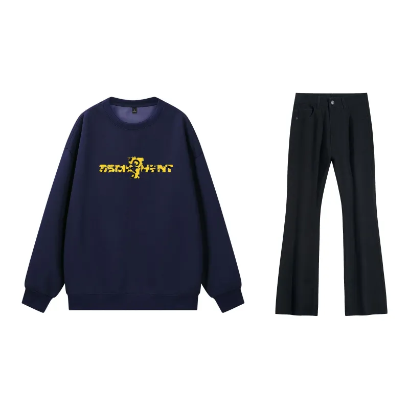 SUNSETMONENT Sweatshirt Set Unisex-8