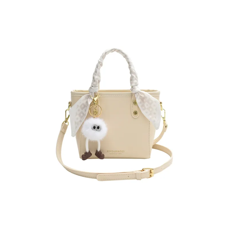 BAODIDAISHU PU Shoulder Bag Crossbody Bag Handbags Medium Size Women's Ecru & Khaki/Ecru/Black/Khaki-6