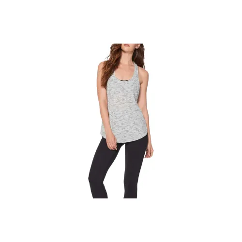 Lululemon Sleeveless Sports Shirts Women's Gray White Airflow