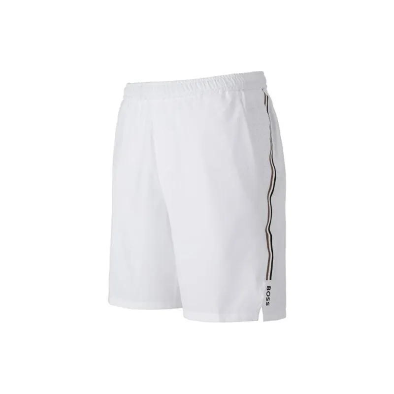 HUGO BOSS Side stripe Logo print Track Shorts-6