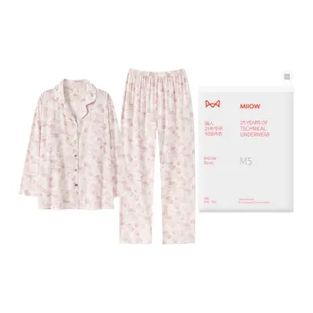 MIIOW Pajama Set Women's Pink Petals