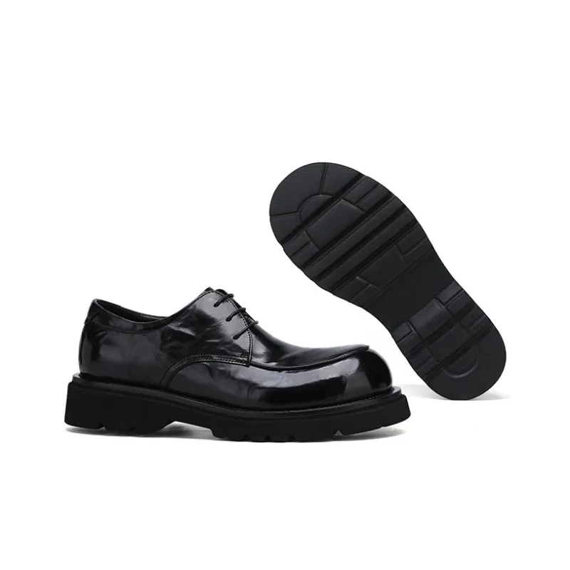 U7 Big Head Shoes Casual Shoes Men's Black-2