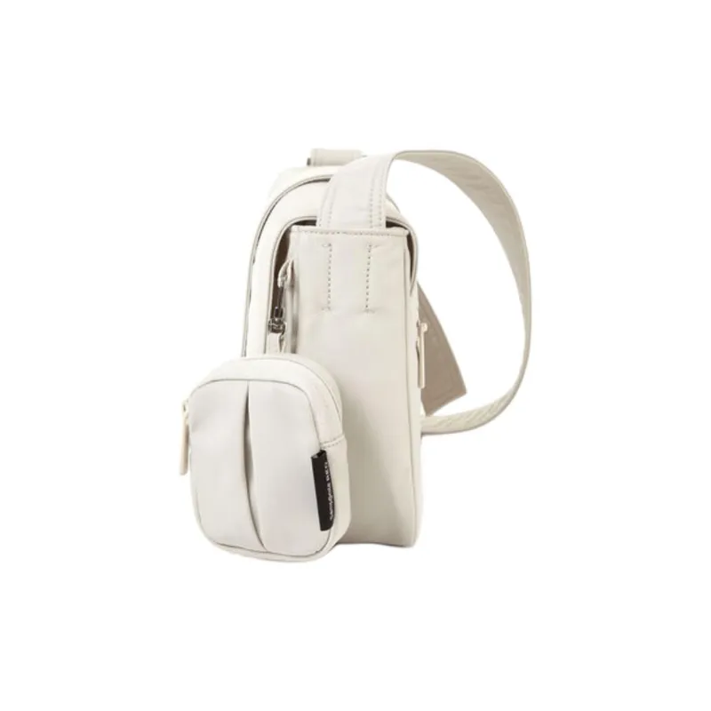 SAMSONITE Cotton Crossbody Bag Regular Women's Light Gray-2