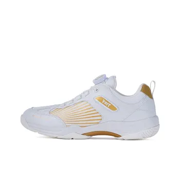 VOIT Coverage Abrasion Resistant Lightweight Slip Resistant Low Top Training Shoes Unisex White Gold