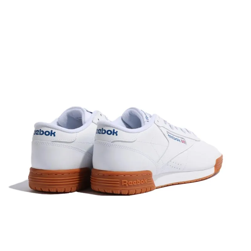 Reebok Exofit Anti Slip Wear Resistant Low Top Skateboard Shoes Unisex White-3