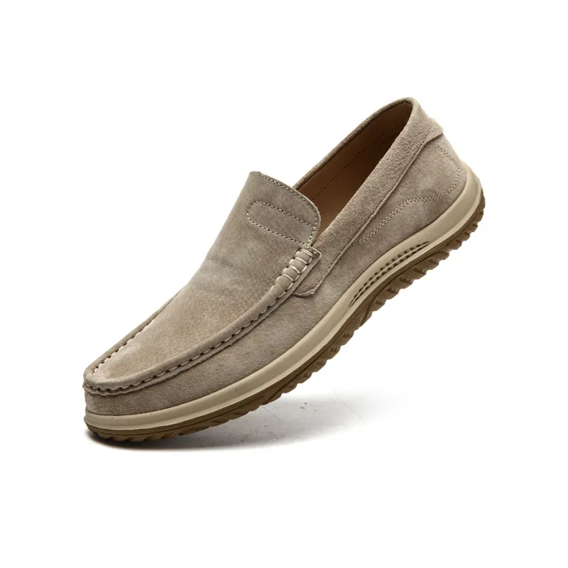 King Jinmai Men's Casual Shoes Men Low Top Gray/Sand-12