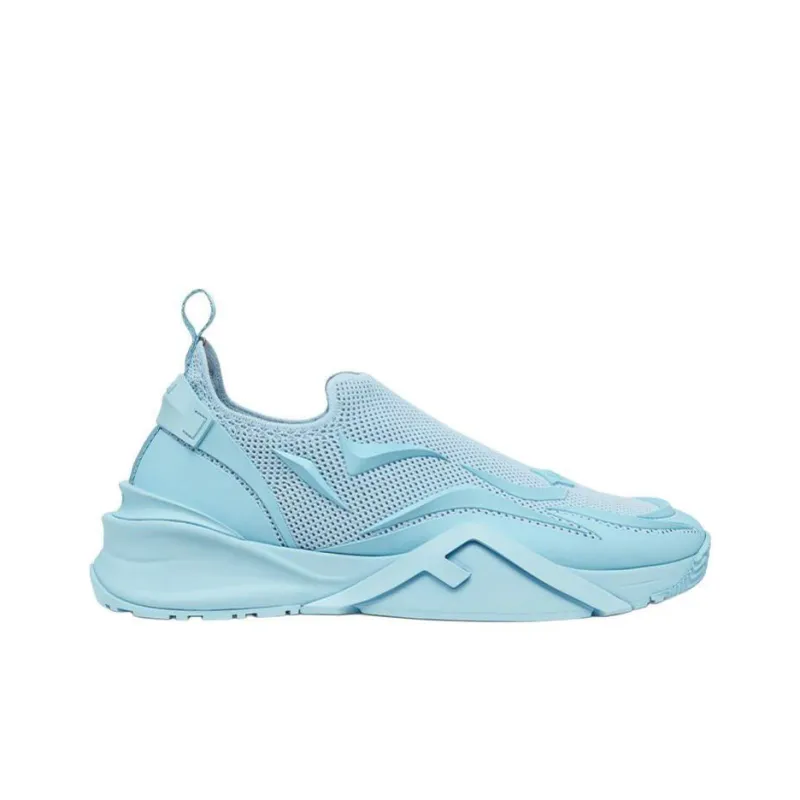 FENDI Cushioning Anti Slip And Wear Resistant Low Top Athletic Shoes Men's Blue-1