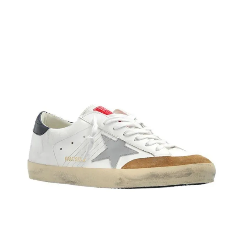 Golden Goose Super Star Low Top Skateboard Shoes Men's White-2