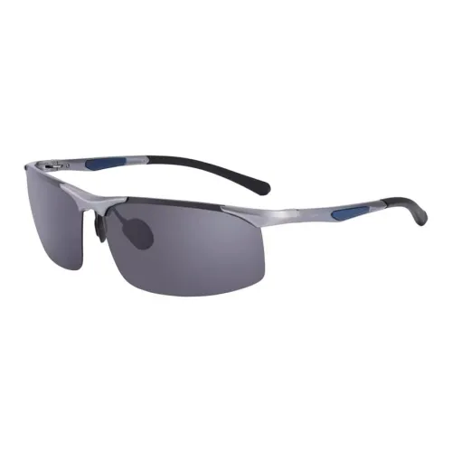PULAIS TR/Memory Plastic Aluminum Magnesium Alloy Rectangular Sunglasses Unisex Multicolor