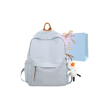 SUPERCUTE Nylon Backpack Unisex Blue/Purple/White/Black