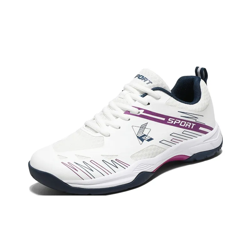 QIUTEXIONG Cushioning, Slip Resistant, Abrasion Resistant, Breathable, Support, Rebound Low Top Badminton Shoes Unisex-1