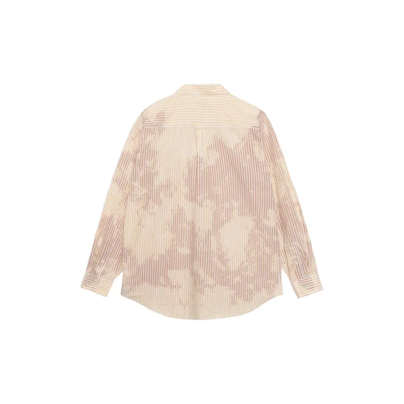 Stussy Classic L/S Shirt Bleached Poplin Shirt-7