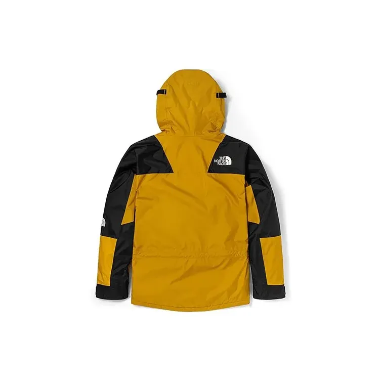 THE NORTH FACE Waterproof And Windproof Windbreaker Jacket Men's Black Yellow Multicolor Gift Bags-2