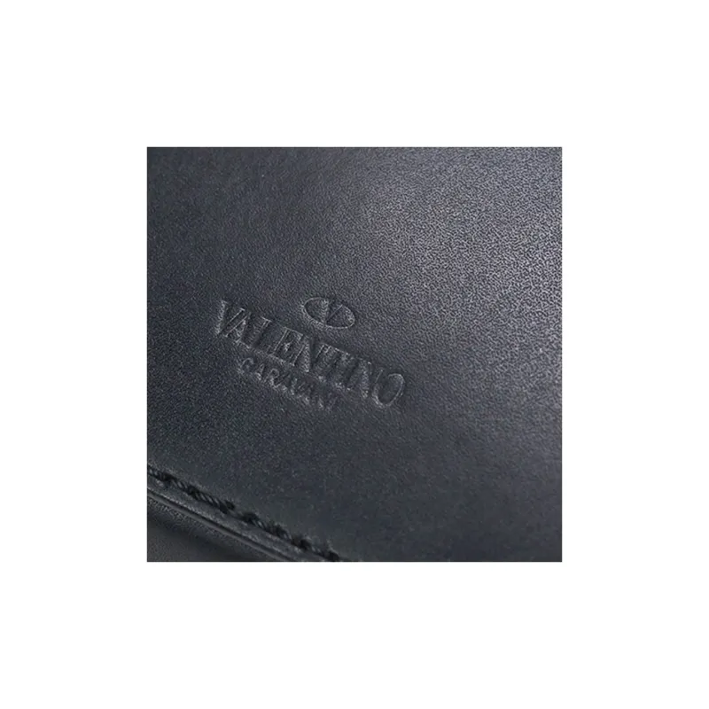 Valentino Vltn Logo Printed Zip Up Small Messenger Bag-4