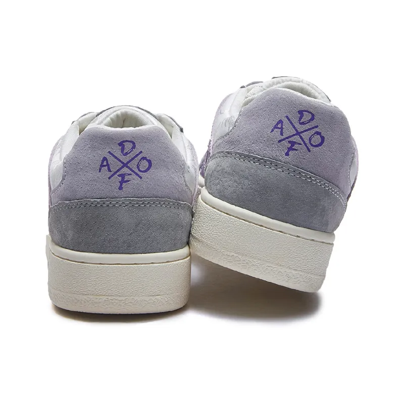 DFOA Wear Resistant Low Top Skateboard Shoes Unisex Purple-5