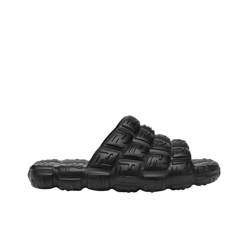 FENDI Logo Embossed Cloud Slides-1