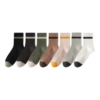 Lan Miao Mid-Calf Socks Men's 7 Pack