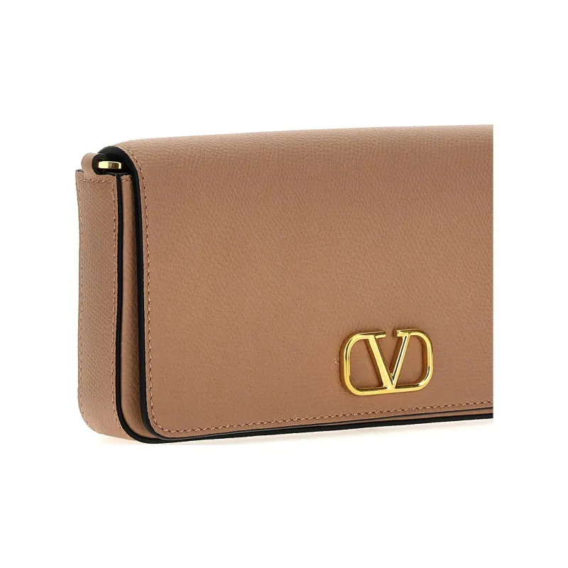 Valentino Calfskin Clutch Women's Pink-2