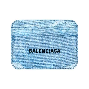 Balenciaga Cash Soft And Smooth Sheepskin Card Holder Card Holder Women's Blue