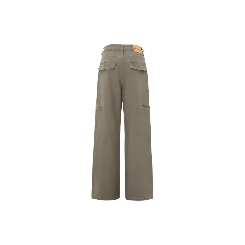 FHMY Jeans Women's Coffee Green-4