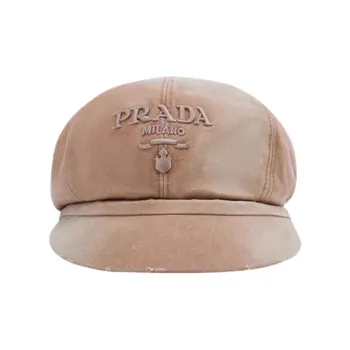 PRADA Canvas Berets Women's Multicolor