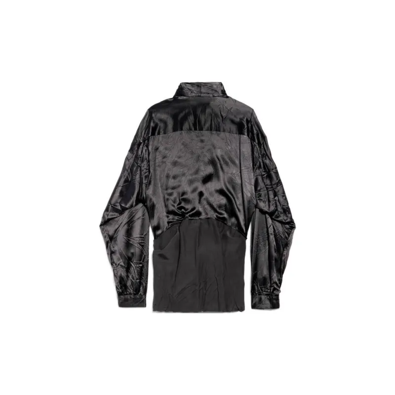 Balenciaga Lavallière Bow Tie Buttoned Up Blouse-1