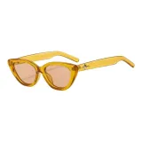 Orange Yellow Frame with Light Tea Brown
