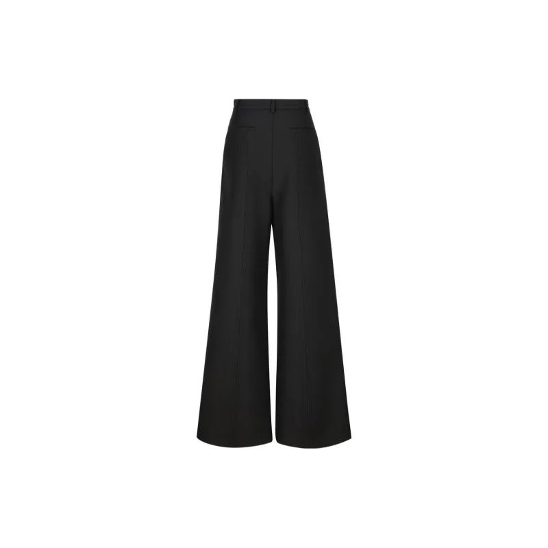 Valentino High Waist Wide Leg Trousers-1