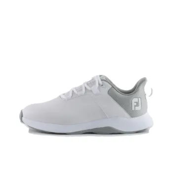 FOOTJOY Anti-Slip Wear-Resistant Low-Top Golf Shoes Men's White Gray
