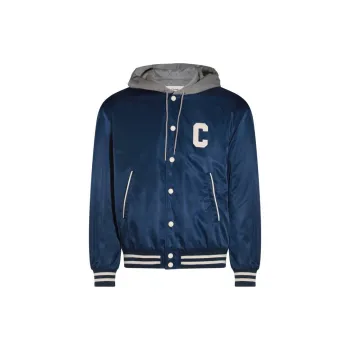 CELINE Oversized Hooded Teddy Jacket In Nylon