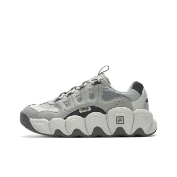 FILA Croissant Slip Resistant Low Top Running Shoes Men's Gray Green