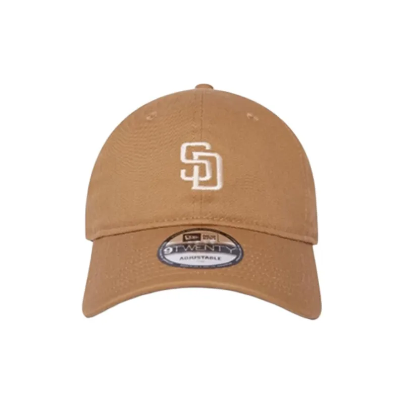 New Era Cotton Baseball Caps Unisex Khaki-1