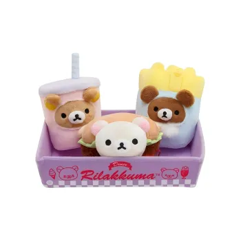 SAN X Rilakkuma Character/Relax Bear, Rilakkuma Character/Easy Bear Rilakkuma Dolls Plush Doll 10cm Height