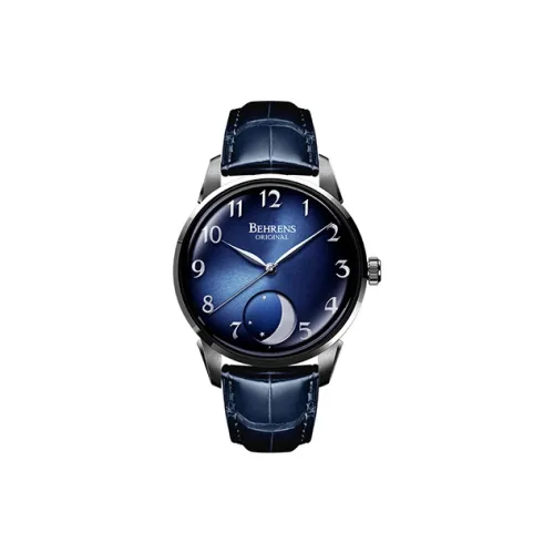 BEHRENS 오토매틱 메커니컬 무브먼트 남녀공용 중국 시계 42mm*42mm*11mm 블루