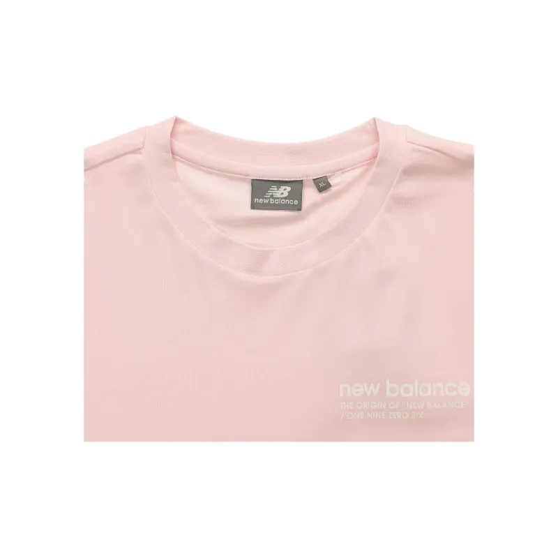 New Balance T Shirts Unisex Pink-2