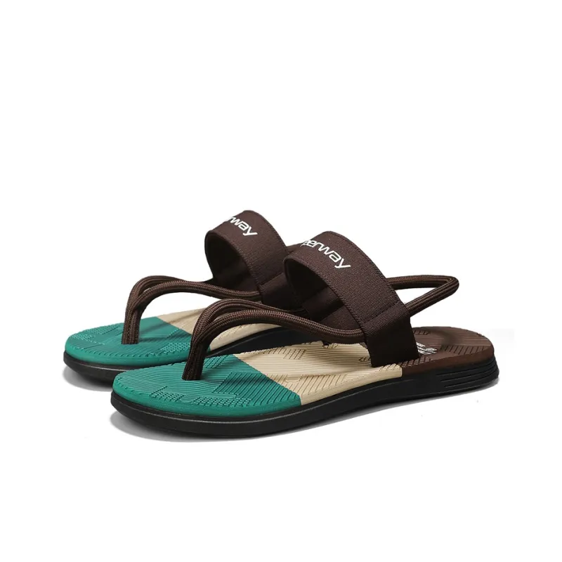 DEERWAY Slip Resistant Quick Dry Flip Flops Men's-18