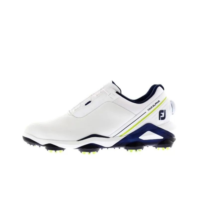 FOOTJOY Anti Slip Wear Resistant Low Top Golf Shoes Men's White-0
