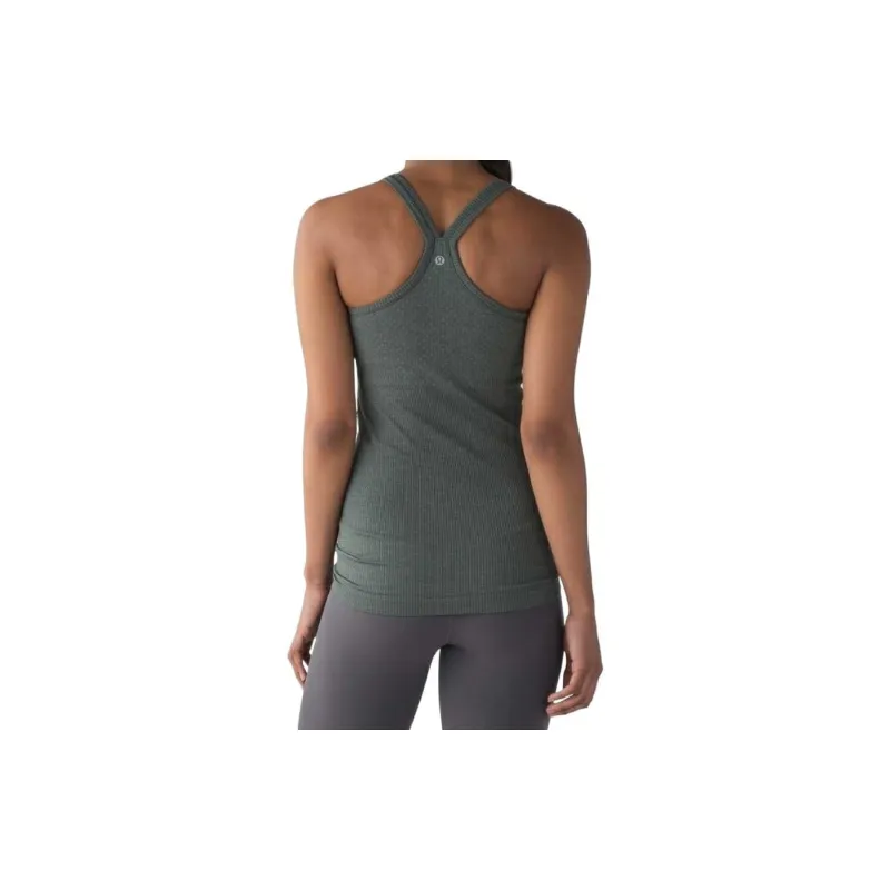 Lululemon Ebb To Street Sport Vests Women's Gray Green-1