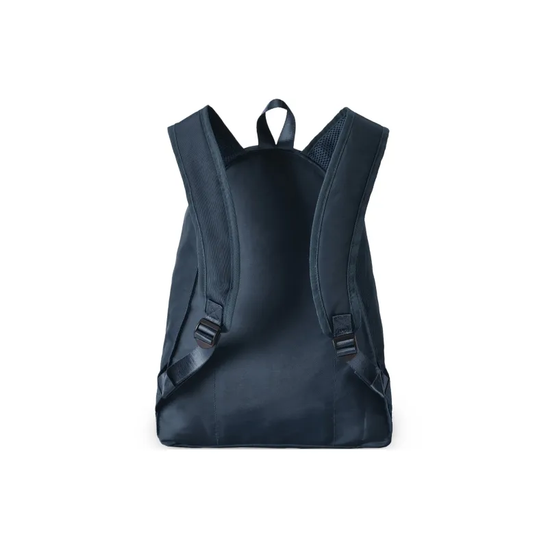 TURN UP Nylon Student Backpack Computer Backpack Unisex Blue-2