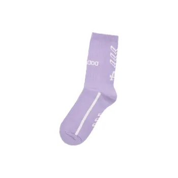 MLB Baseball Logo Collection Los Angeles Dodgers Mid-Calf Socks Unisex 1 Pack Light Leaf Lavender Purple