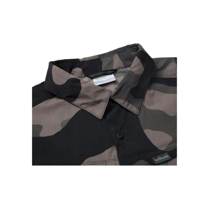 Columbia Shirt Men's Black Camouflage-4