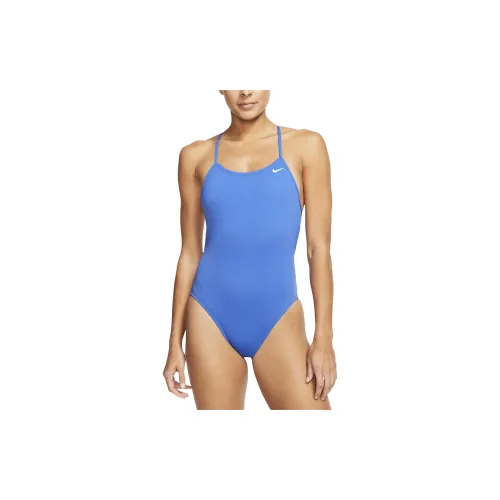 Nike One-Piece Swimsuits Women's Blue